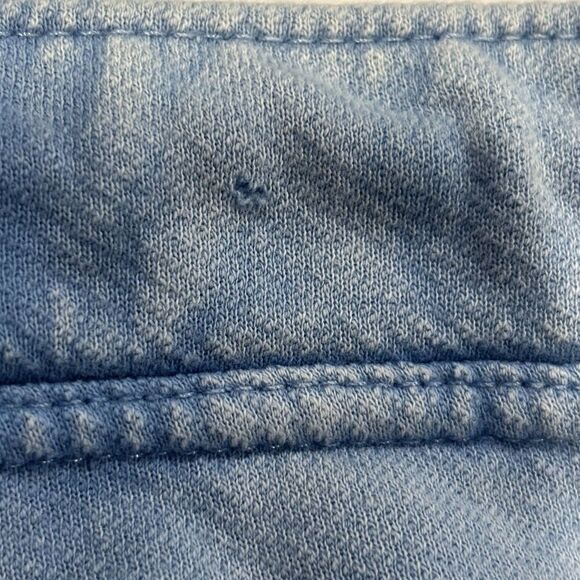 J. Jill Cotton Terry Tie-Waist Pull On Casual Skirt Light Powder Blue Size Large - Picture 16 of 16